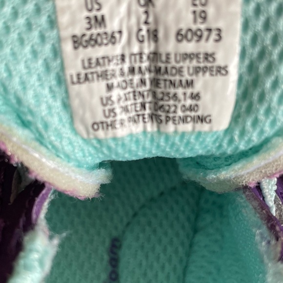 Size 3 toddler Stride Rite soft motion shoes - Picture 6 of 6